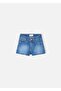 Denim Shorts for Girls Dark Blue 236