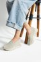 Beige Knitwear Comfortable Sports Shoes Comfort Soft Sole Snekaer - 4