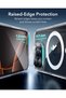 iPhone 16 Pro Compatible Case + Screen Protector Set Halolock Magsafe Classic Silicone - Frosted Black - 4