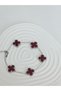 5-Piece Clover Bracelet Zircon Stone Gold Silver Color Steel Black Women's Bracelet Minimalist Design
