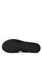 Women's Genuine Leather Black Heeled Slippers - 4