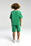 U.S. Polo Assn Boys' Green Bermuda Set - 3