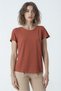 Coral Crew Neck Cotton Short Sleeve Women's T-Shirt Bettina S/S Top