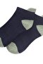 Children's Booties Socks with Soil and Toe Soil Color 5-12- Navy Blue-Çağla - 2
