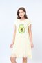 Patterned Tasseled Modal Combed Cotton Casual Dress - 2