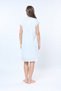 Patterned Tasseled Modal Combed Cotton Casual Dress - 7