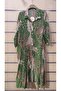 Patterned Thin Cotton Shirt Dress - 2