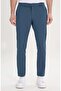 H6302 Men's Slim Fit Chino Linen Trousers - Heredot - Blue - St01615-Blue-32 - 2