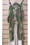 Patterned Thin Cotton Shirt Dress