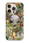 iPhone 16 Pro Max Compatible Green Nature Transparent Silicone Case