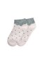 Polka Dot Kids Booties Socks 5-12 Years Mint Green