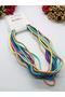Women Men 12 Pack Hair Band Multicolor Elastic Athlete Band Rubber Bandana - 3