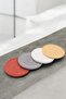 Bohemian Patterned Concrete Coaster Set – 10 cm - 4 Mixed Colors (White, Gray, Yellow, Tile) - 2