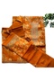 Pure Modal Printed Dress Material with Foil Detailing & Neck Embroidery – 3 Piece Set - 3
