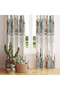 Abstract City View Background Curtain – Modern and Artistic Decoration 140X260 cm Single Wing - 5
