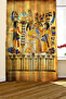 Ancient Egyptian Motif Curtain – Stylish Design with Ankh & Lotus Pattern 140X260 cm Single Wing - 8