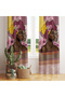 Artistic & Cultural Figured Background Curtain – Elegant and Original Design 140X260 cm Single Wing - 3