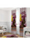 Artistic & Cultural Figured Background Curtain – Elegant and Original Design 140X260 cm Single Wing - 5