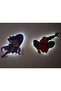 Decorative Wooden Printed Batman and (Spider-Man) Children's Room Night Light (2 Pieces) - 3