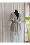 Sheer Pareo, Glitter Sheer Kimono, Loose Tie up Long Pareo, Summer Sparkle Beach Dress - 7