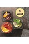 Set of 6 Coasters, Ideal for Home, Office and Workplace, Smoked Felt Coasters - 6