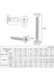 A2SOCCSK680B5 M6 x 80 mm A2 Stainless Steel Socket Countersunk Screws Including Nuts And Washers - 8
