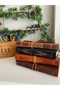 (We Write Name) Leather Covered Hand Stitched Notebook White Unlined Paper - Handmade Genuine Leather - 3