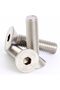 A2SOCCSK680B5 M6 x 80 mm A2 Stainless Steel Socket Countersunk Screws Including Nuts And Washers - 5