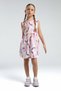 Girl's Patterned 100% Cotton Dress - 4