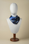 100% Silk Bandana Scarf (55X55 cm)-Vincent Van Gogh (Starry Night Sax Blue) - 3