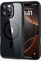 iPhone 16 Pro Case + Screen Protector Set Halolock Magsafe Classic Hybrid Silicone - Transparent Black