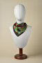 100% Silk Bandana Scarf (55X55 cm)-Gustav Klimt (Summer Garden) - 3