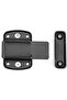 QWORK 2 Pack Rotate Bolt Latch Gate Latches Safety Door Lock, Black - 8