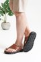 Men's Flip Flops Orthopedic Leather Slippers Soft and Flexible Massage Sole Daily Slippers - 6