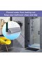 YELNA Framed Shower Door Bottom Seal Strip, 3/8 x39 Glass Door Seal, Clear Vinyl Sweep, Stop Leaks, - 8