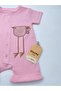 FINDIK BEBE KIDS BIRD PATTERN شورت قصير الأكمام بذلة (ZIBIN) - 7
