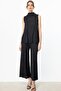 Accordion Fabric Trousers with Elastic Waist - 2