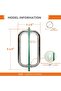 CKB 8" Shower Door Handle, Pull Handle for Frameless Glass Doors, Chrome Finish, 304 Stainless Steel - 5