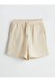 Xside Elastic Waist Textured Women's Shorts (S5)