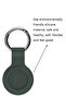 Airtag Holder Keychain Compatible with Apple, Silicone Protective Sleeve Cat, Dog Collar, Luggage Keychain - 3