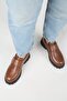 Mimi Women's Leather Velcro Genuine Leather Tan Shoes - 8