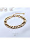 Steel Gold Color Luxury Chain Bracelet