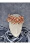 Elisa Beaded Bridal Henna Crown Hair and Turban Accessory - 6