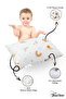 Quilted Liquid Proof Baby Pillow |   100% Cotton |   Zipper Design | 35X45Cm - 2