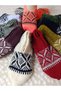 Women's Handmade Model Wool Knitted 10 Pieces Booties Dowry Bundle Gift Bridal Socks - 3