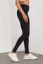 Women's Black Colored Pocket Belted High Waist Tightening Trousers Look Leggings - 5