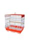 Small Metallic Bird Cage with Rectangular Edges