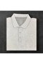 Ercan Men's Large Size Polo Collar Pocket Jacquard Cotton T-Shirt 0141