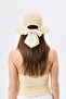 Visor Straw Beach Hat Y25730-27 Beige - 4