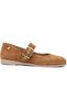 2510601 Y Women's Genuine Suede Leather Ballerinas - 5
